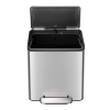 EKO EcoCasa pedaalemmer (30 liter, mat RVS) SEK00069 - 1