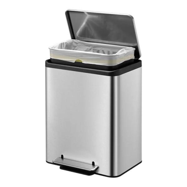 EKO EcoCasa pedaalemmer (30 liter, mat RVS) SEK00069 - 2