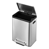 EKO EcoCasa pedaalemmer (30 liter, mat RVS) SEK00069 - 3
