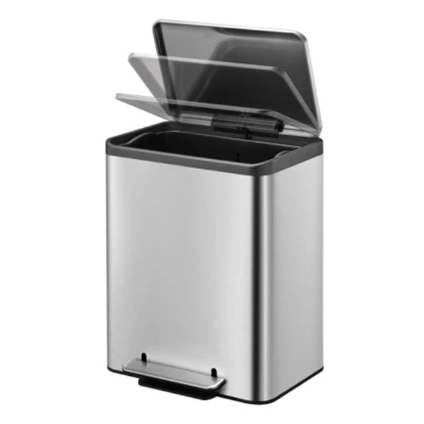 EKO EcoCasa pedaalemmer (30 liter, mat RVS) SEK00069 - 8