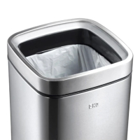 EKO Laguna afvalbak (35 liter, mat RVS) SEK00132