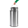 EKO Push afvalbak (40 liter, RVS) SEK00084 - 1