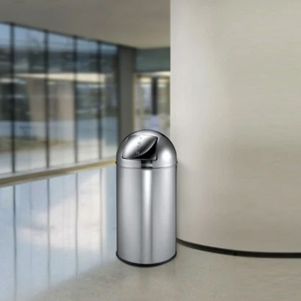 EKO Push afvalbak (40 liter, RVS) SEK00084 - 3
