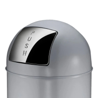 EKO Push afvalbak (40 liter, grijs) SEK00080