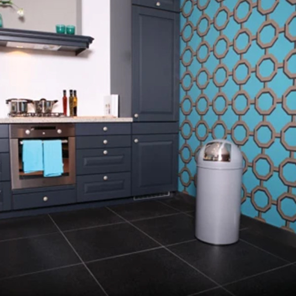 EKO Push afvalbak (40 liter, grijs) SEK00080 - 2