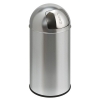 EKO Push afvalbak (40 liter, mat RVS) SEK00085 - 1