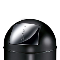 EKO Push afvalbak (40 liter, mat zwart) SEK00081