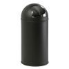 EKO Push afvalbak (40 liter, mat zwart)