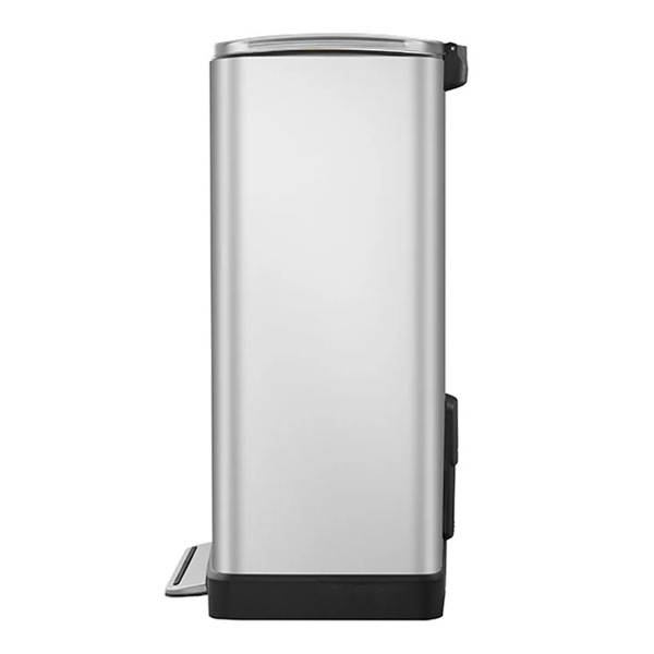 EKO Recycle E-Cube duo pedaalemmer (28 + 18 liter, mat RVS) SEK00047 - 4