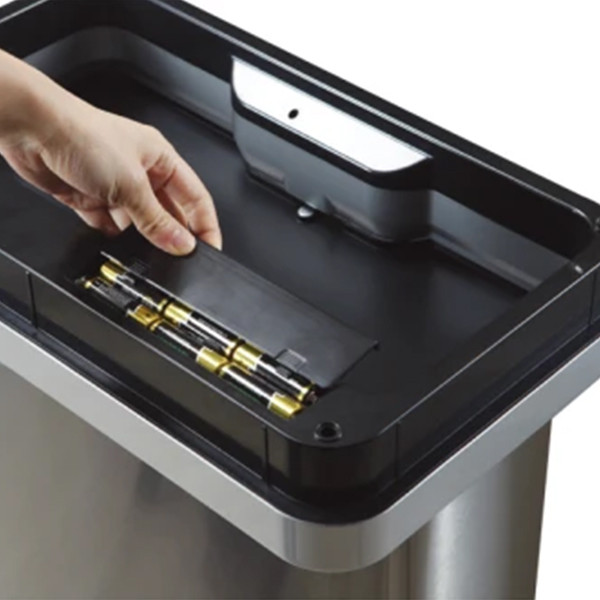 EKO Recycle Mirage Sensor duo afvalemmer (2 x 20 liter, mat RVS) SEK00078 - 2