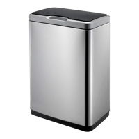 EKO Recycle Mirage Sensor duo afvalemmer (2 x 20 liter, mat RVS) SEK00078