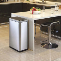EKO Recycle Phantom Sensor duo afvalemmer (2 x 20 liter, mat RVS) SEK00075