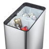 EKO Recycle Phantom Sensor duo afvalemmer (2 x 20 liter, mat RVS) SEK00075 - 3