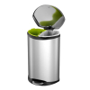 EKO Recycle Shell Bin duo pedaalemmer (2 x 22 liter, mat RVS) SEK00021 - 1