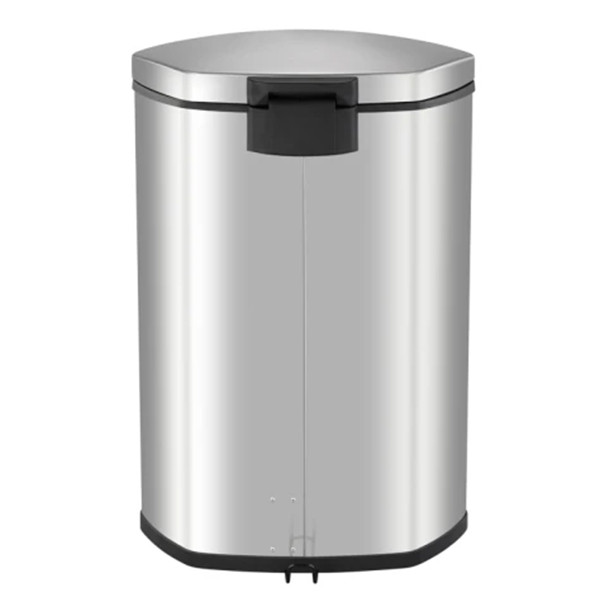 EKO Recycle Shell Bin duo pedaalemmer (2 x 22 liter, mat RVS) SEK00021 - 2