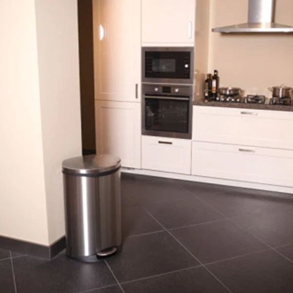 EKO Recycle Shell Bin duo pedaalemmer (2 x 22 liter, mat RVS) SEK00021 - 3