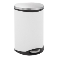 EKO Recycle Shell Bin duo pedaalemmer (2 x 22 liter, wit)  SEK00022
