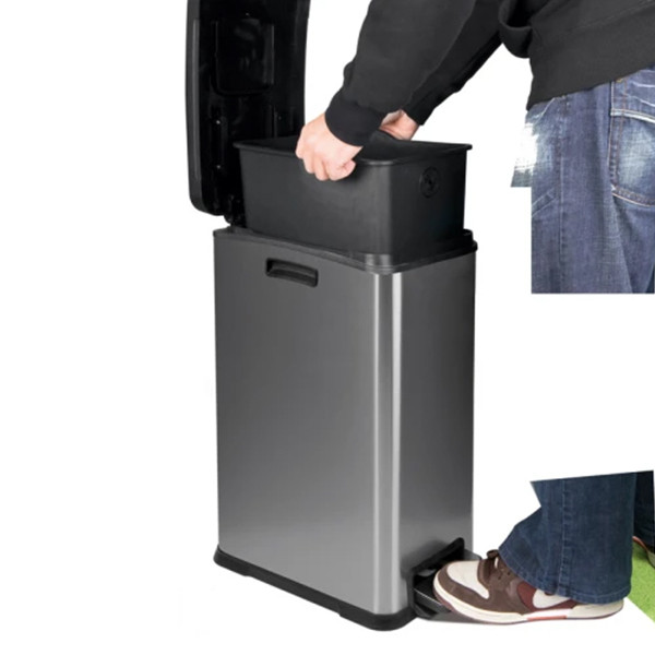 EKO Rejoice pedaalemmer (30 liter, mat RVS) SEK00033 - 2
