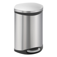 EKO Shell Bin pedaalemmer (10 liter, mat RVS)  SEK00092