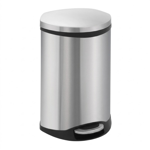 EKO Shell Bin pedaalemmer (18 liter, zilver) SEK00124 - 1