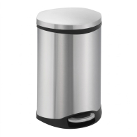 EKO Shell Bin pedaalemmer (18 liter, zilver) SEK00124