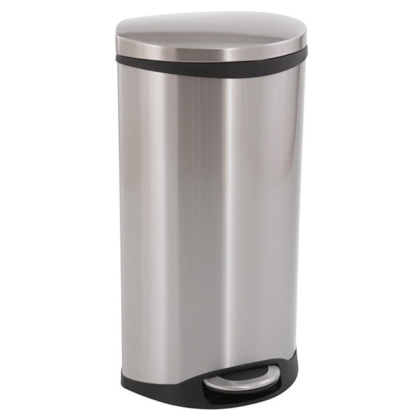 EKO Shell Bin pedaalemmer (30 liter, mat RVS)  SEK00016 - 1
