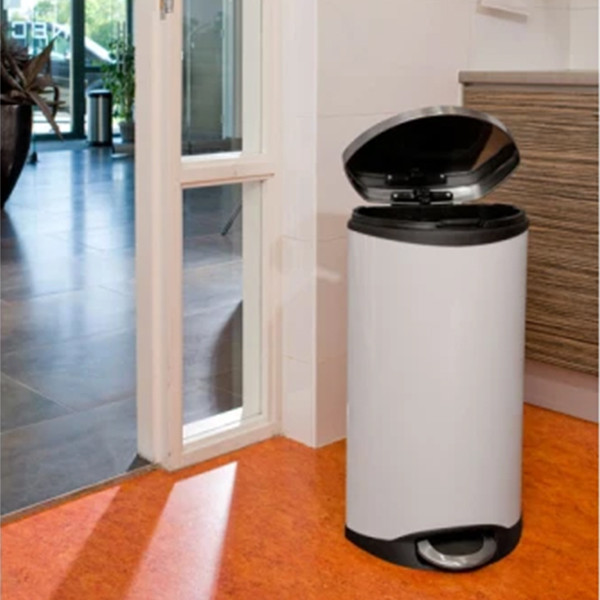 EKO Shell Bin pedaalemmer (30 liter, wit) SEK00017 - 4