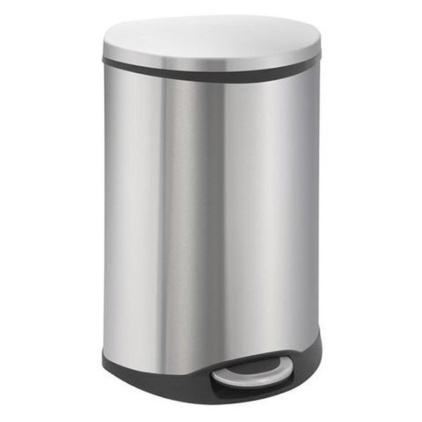EKO Shell Bin pedaalemmer (50 liter, mat RVS)  SEK00019 - 1