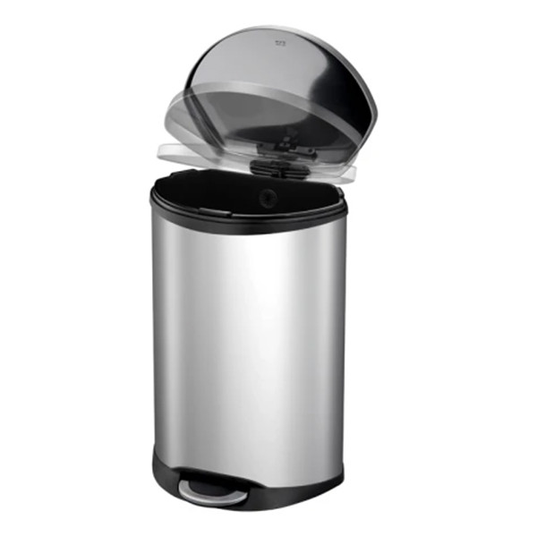 EKO Shell Bin pedaalemmer (50 liter, mat RVS) SEK00019 - 1