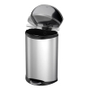 EKO Shell Bin pedaalemmer (50 liter, mat RVS) SEK00019 - 1
