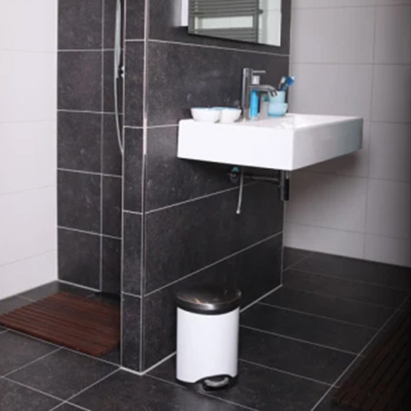 EKO Shell Bin pedaalemmer (6 liter, wit) SEK00015 - 2