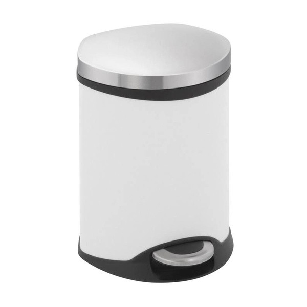 EKO Shell Bin pedaalemmer (6 liter, wit) SEK00015 - 1