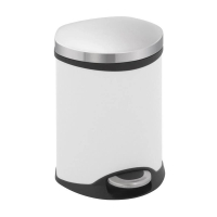 EKO Shell Bin pedaalemmer (6 liter, wit) SEK00015