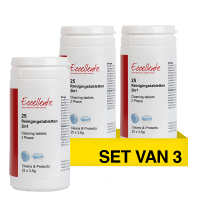 Aanbieding: Eccellente 2-in-1 reinigingstabletten voor koffiezetapparaten 3,5 gram (3 verpakkingen à 25 stuks) SEC02082