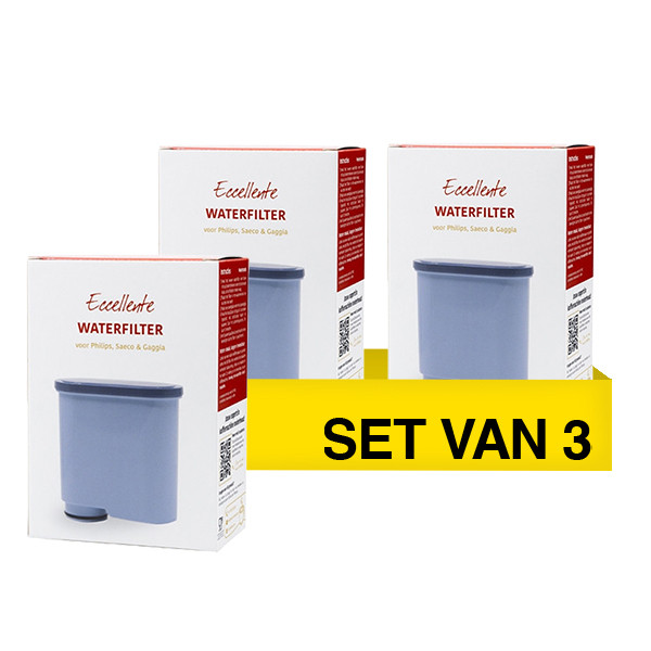 Aanbieding: Eccellente AquaClean Waterfilter voor koffiezetapparaten (3 stuks) SEC02083 - 1