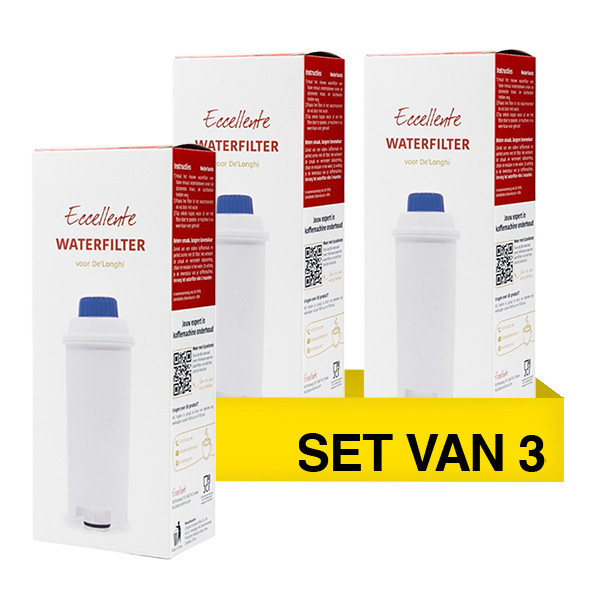 Aanbieding: Eccellente Ecam Waterfilter voor Delonghi koffiezetapparaten (3 verpakkingen) SEC02091 - 1