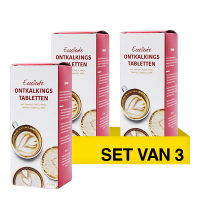 Aanbieding: Eccellente ontkalkingstabletten voor koffiezetapparaten (3 verpakkingen à 6 stuks - 18 gram) SEC02099