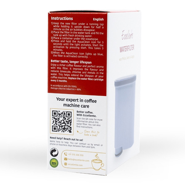 Eccellente AquaClean Waterfilter voor koffiezetapparaten SEC00041 - 3