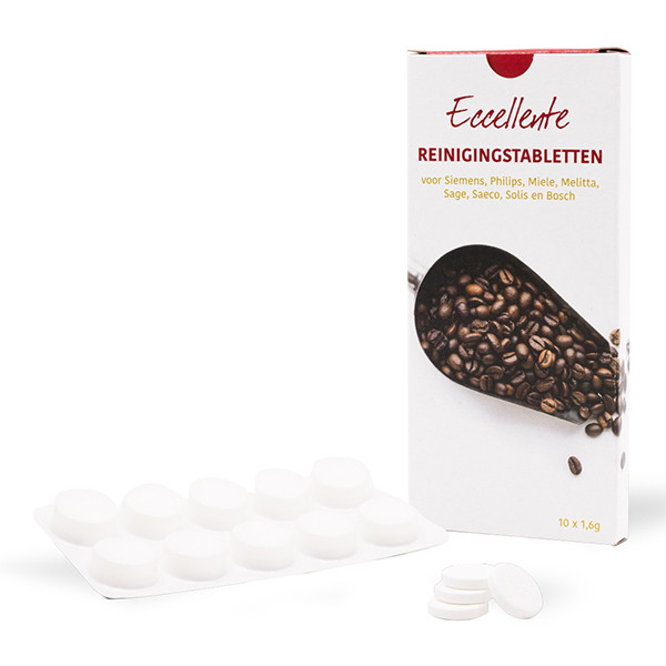 Eccellente reinigingstabletten voor koffiezetapparaten 1,6 gram (10 stuks) SEC00027 - 1
