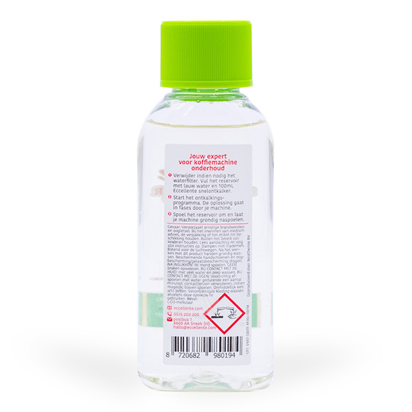 Eccellente snelontkalker voor espressomachine - Melkzuur (100ml) SEC00035 - 2