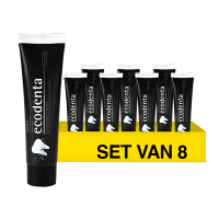 Ecodenta Aanbieding: Ecodenta Black Whitening Tandpasta (8 stuks à 100 ml)  SEC00053