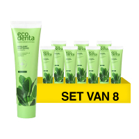 Ecodenta Aanbieding: Ecodenta Brilliant Whitening Mint tandpasta (8 stuks à 10 ml)  SEC00073