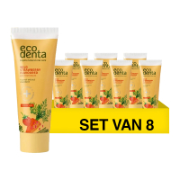 Ecodenta Aanbieding: Ecodenta Kids Wild Strawberry Tandpasta (8 stuks à 75 ml)  SEC00075