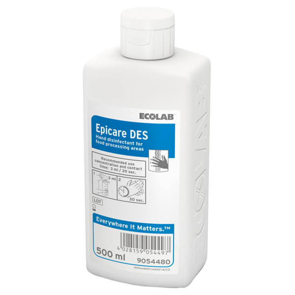 Ecolab Epicare desinfecterende handgel (500 ml)  SEC00003 - 1