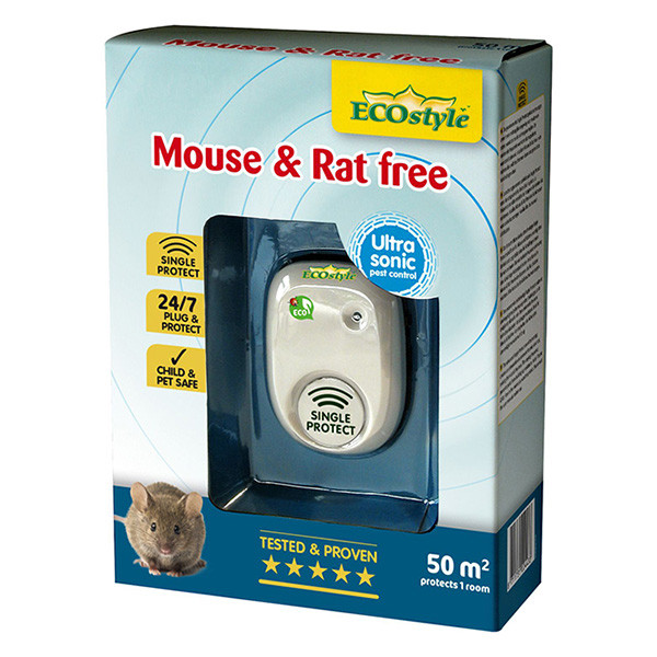 Ecostyle Muis en Rat vrij op batterij (50 m2)  SEC01041 - 1