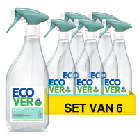 Ecover Aanbieding: Ecover Glasreiniger Green Tea & Grapefruit (6 flessen - 500 ml)  SEC02039