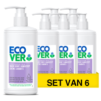 Ecover Aanbieding: Ecover Handzeep Lavendel & Aloë Vera (6 stuks - 250 ml)  SEC02053