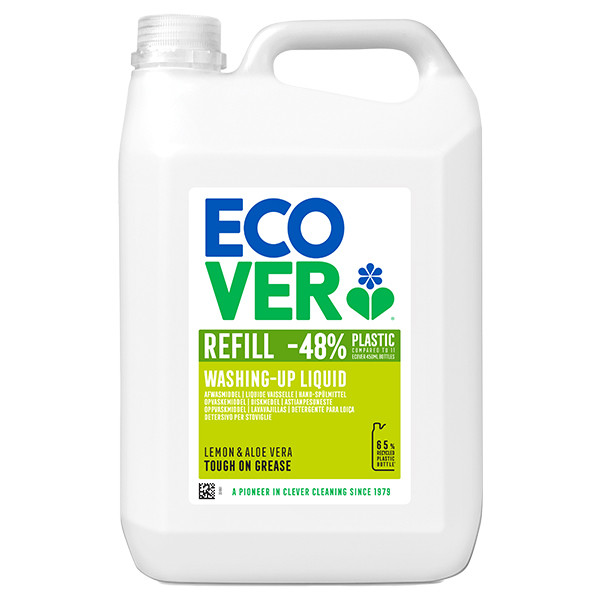 Ecover Afwasmiddel Citroen & Aloë Vera Navulflacon (5 liter) SEC02048 - 1
