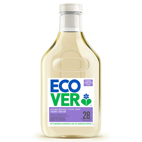 Ecover Vloeibaar Wasmiddel Color Appelbloesem & Freesia 1,43 liter (28 wasbeurten) SEC00078 - 1