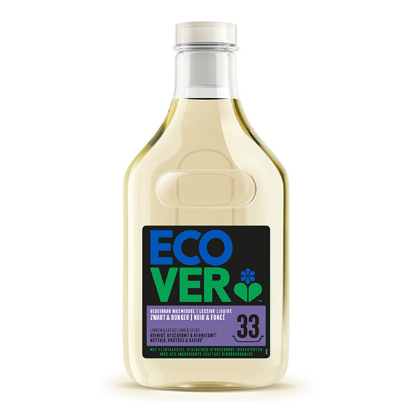 Ecover Vloeibaar Wasmiddel Zwart & Donker 1,5 liter (33 wasbeurten) SEC02111 - 1